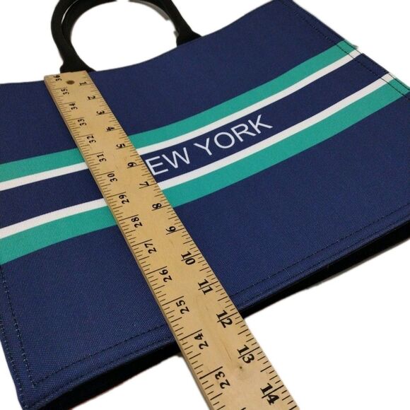 New York Souvenir Tote Bag Laptop Carry-On Travel Vacation Fall Multicolor Art - Picture 14 of 14